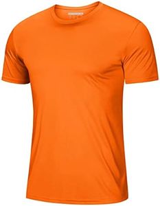 Mens Running Workout Short Sleeve T-Shirt Dry Fit Outdoor Hiking T-Shirt Moisture Wicking Gym Athletic Shirts for Men