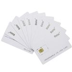 Gialer 100PCS Writable Programmable SIM Card 4G LTE WCDMA GSM Nano Micro 2FF 3FF 4FF Blank USIM Card for Telecom Operator (100pcs)