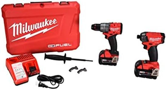 Milwaukee 3699-22 18V Surge Impact and Hammer Drill Combo Kit w/ 2 5Ah Batteries