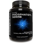 Intelligent Labs Phosphatidylserine Supplement 100mg | 90 High Strength Phosphatidylserine Capsules | 100% Soy and Allergen Free | Pure Phosphatidylserine from Sunflower Lecithin