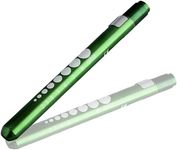 Mini Pen Torch Light SENRISE Diagnostic Medical Penlight, Mini Reusable LED Penlight Flashlight Pen Torch for Home Outdoor Doctor Nurse EMT Emergency (Green,1 Pack)