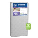 Sealy Baby Posture 2-Stage Dual Firmness Waterproof Standard Toddler & Baby Crib Mattress, 51.63" X 27.25"