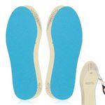 Kids Memory Foam Shoe Insoles, 2 Pairs, Comfortable Arch Support Inserts, Shock Absorption & Cushioning, Trim to Fit, Blue