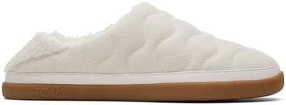 TOMS Women's Ezra Slipper, Light Sand Quilted Felt, 7 UK