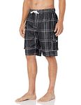 Kanu Surf Flex Mens Swim Trunks Quick-Dry Bathing Suit Men, 9-inch Inseam (Regular & Extended Sizes), Flex Black, Large