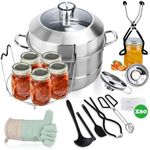 Vigamimn Canning Pot-Canning supplies starter kit, Stainless Steel Canning Tool Kit, Water bath canner with rack for canning