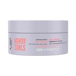 Noughty 97% Natural Howdy Curls Spring Back Gel Creme, Formulated for Curly and Wavy Hair, with Sea Kelp and Wheat Bran Extract 200ml