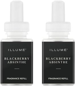 Pura & Illume Home Scent Refill - Smart Home Air Diffuser - Up to 120-Hours of Luxury Fragrance per Refill - Home Essential - Clean & Safe Diffuser Fragrance - 2 Pack, BlackBerry Absinthe
