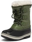 SOREL Youth Unisex Yoot PAC Nylon Waterproof Boots - Hiker Green - Size 9