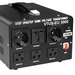 Yinleader 3000W Voltage Converter Transformer(110V to 220V, 220V to 110V) Step Up/Down Converter 110/120 Volt - 220/240 Volt w/US Standard Power Cord