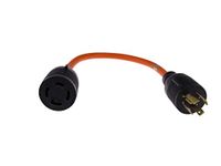 MPI Tools Nema L14-20P to L14-30R Generator Power Cord Pigtail Adapter 4 Wire 12 Gauge 125/250v 18 Inches Long