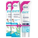 Veet Pure Hair Removal Cream for Women For Sensitive Skin - 100g Pack Of 2