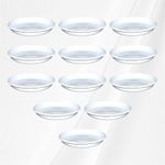 RGDECOR® 4.5 Inches Round White Pot Plate for Plant Containers - Pack of 12 - Plant Tray - Pot Base Plate - Pot Saucer - Durable Plant Pot Tray for Balcony Garden - Flower Pot Base - Bottom Tray