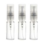 nsb herbals Plastic Empty 10 Ml Clear / Transparent Mini Pocket Pen Spray Bottles Refillable Bottle Sanitizer, Perfume, Attar, Lotion, Essential Oils, Aromatic Water, Blend (3)