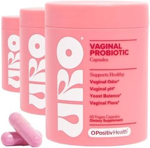O Positiv URO Vaginal Probiotics for Women pH Balance with Prebiotics & Lactobacillus Probiotic Blend - Vaginal Health Supplement - Promote Healthy Vaginal Odor & Vaginal Flora, 60 Count (Pack of 3)