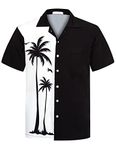 APTRO Men's Hawaiian Shirt Short Sleeve Beach Party Aloha Shirt HW140 L