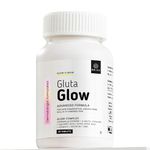 Dr. Su Gluta Glow Supplement | Liposomal Glutathione with 500 mg L-Glutathione along with Vitamin C, E, Zinc, Selenium & NAC | For Pigmentation, Dull & UV-Damaged Skin | 2 Tablets/Day | 60 Capsules | Unisex | Skin Radiance Support