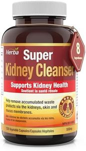 Herba Kidney Cleanse Supplement – 120 Capsules | 8 Herbal Ingredients | Astragalus Root, Uva Ursi, Burdock, Juniper Berry, Nettle Leaf, Ginger, and More | Kidney Cleanser | Made in Canada