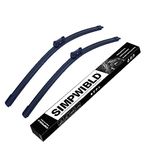 2 wipers Replacement for 2011-2019 Volkswagen Jetta Front Wiper Blades Original Equipment Windshield Wiper Blades Set 24"+19" (Set of 2) Top Lock