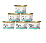 Schesir Adult Cat Food Tuna Natural Style, Pack of 6 (85 gm Each)