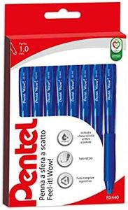 Pentel BX440 Feel-it Wow penna sfera a scatto 1,0 mm 8 pz blu