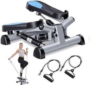 EFITMENT Fitness Stepper Step Machine for Fitness & Exercise (with Resistance Bands)