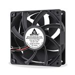 GDSTIME 120mm Fan 24V Fan 120mm x 38mm 12038 Dual Ball Bearing DC Brushless Cooling Fan 4500 RPM Case Fan Cooler 179.2 CFM Big Airflow For PSU Cabinet Inverter Server Workstation