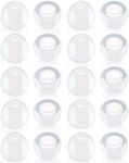 Bluecell 10 Pairs Small Clear Color Silicone Replacement Ear Buds Tips for Audio-Technica Skullcandy Monster Sony Ultimate Ears Sharp Sennheiser Plantronics TDK Phillips Panasonic Denon Griffin JVC