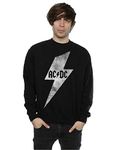 AC/DC Men's Lightning Bolt Sweatshirt X-Large Black