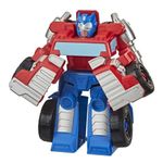 Playskool Heroes Transformers Rescue Bots Academy Optimus Prime Converting Toy, 4.5-Inch Action Figure, Toys for Kids Ages 3 and Up