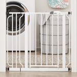Regalo Easy Step Walk Thru Gate, White
