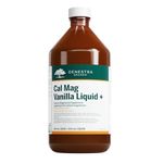 Genestra Brands Cal Mag Vanilla Liquid + - For Bone Health - Calcium & Magnesium Citrate - With Vitamin A, D & K1 - Calcium Supplement - Vanilla Flavour - 450 mL Liquid