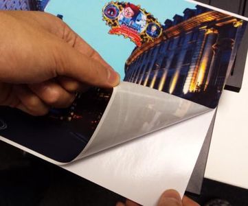 A4 x 10sheets - Self Adhesive Fabric sticker for Inkjet Printers, Removable & Repositionable