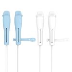 SIVFOTID Charger Cable Cable Protector Silicone Cover for iPhone iPod Charging Cable, 2 pcs for CtoL-Type-c