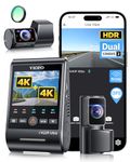 VIOFO A229 Ultra 3 Channel Dash Cam, Dual 4K + 1080P, 210° Fisheye Cabin Car Camera, Triple STARVIS 2 Sensors with Dual 4K HDR, Faster 5GHz Wi-Fi & GPS, Smart Voice Control, Super Night Vision 2.0