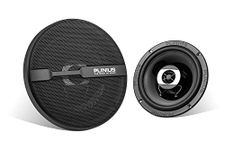 PLINIUS Car Audio Coaxial Speaker System 6.5-Inch Full Range Stereo 600 Watt Max 2-Way Sold in Pairs, Easy Mounting