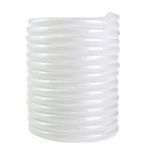 3/8’’ ID × 19/32’’ OD - 50 ft Clear Braided Hose Plastic Vinyl Tubing,High Pressure Flexible Reinforced PVC Tube for Transfer Water Air Oil, BPA Free & Non-Toxic