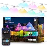 Govee Permanent Outdoor Lights, Smart RGBIC Outdoor Lights with 75 Scene Modes, 150ft with 108 LED Eaves Lights IP67 Waterproof for Outdoor Decor, Garden Decor, Work with Alexa, Google Assistant