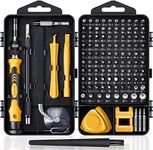 Precision Screwdriver Set, SHOWPIN 122 in 1 Computer Screwdriver Kit, Laptop Screwdriver Sets with 101 Magnetic Drill Bits, Electronics Tool Kit Compatible for Computer, Tablet, PC, iPhone, PS4 Repair