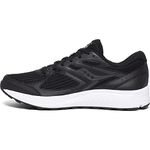 Saucony Men's Cohesion 13 Walking Shoe, Black | White, 8.5 UK
