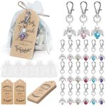 Mhltscs Angel Keychain, wedding favors,Baby Shower Favors, Baptism Favors, Baby Shower Favors, Wedding Bridal Shower Favors, Thank You Party Favors