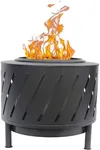 Four Seasons Courtyard Outdoor Fire Pit with High Temperature Paint Finish, 24"