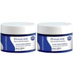 2% Kojic Acid Glow Fusion Formula Night Cream, Anti-aging, Anti-Dark Spots & Brightening, Reduce Fine Lines & Combat Sagging Skin, Reduces Fine Lines,100% Botanical Extracts