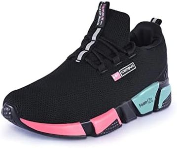 Campus Women's Alexa BLK/Rani Running Shoes - 7UK/India 5G-663