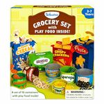 Skillmatics Grocery Set - 100+ Pieces, 10 Containers with Play Food Inside, Realistic Pretend Play Toys for Kids Kitchen Set, Gift for Girls & Boys Ages 3 & Up