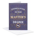 American Greetings Master's Degree Graduation Card (Impressive Achievement)