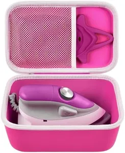 GWCASE Case Compatible with Oliso M3Pro/ M2 Mini Project Steam Iron. Carrying Organizer Holder for Sunbeam Hot-2-Trot Travel Steam Iron (Box Only)- Purple