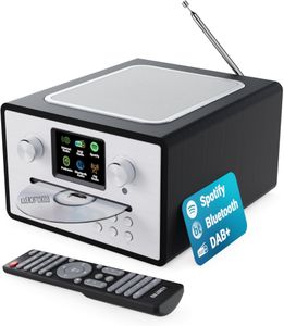 MAJORITY Homerton Internet Radio CD Player – Black