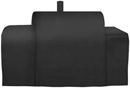 Stanbroil Grill Cover Replacement for Oklahoma Joe's 8899576 Longhorn Grill Combo, Outdoor Charcoal/Smoker/Gas Combo Grill Cover, Offset Smoker Cover, All Weather Protection, Black