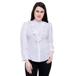 Keiraa Women'S White Shirts(Keiraa25_White_Small)